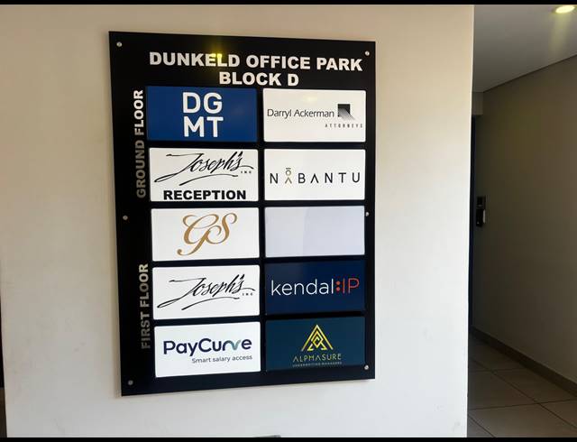 442M² OFFICE TO LET IN DUNKELD WEST